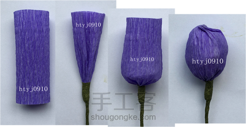 纸艺铃兰制作教程 第4步