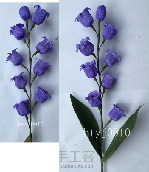 纸艺铃兰制作教程 第6步