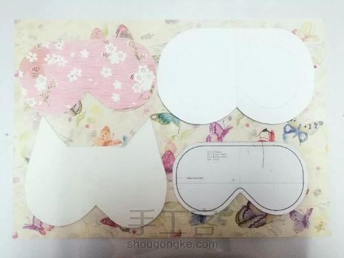 珠绣眼罩DIY 第1步