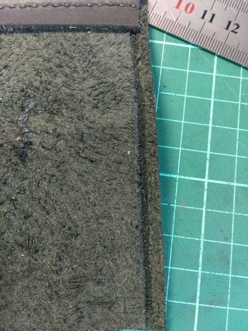 黑色牛皮方包 第10步