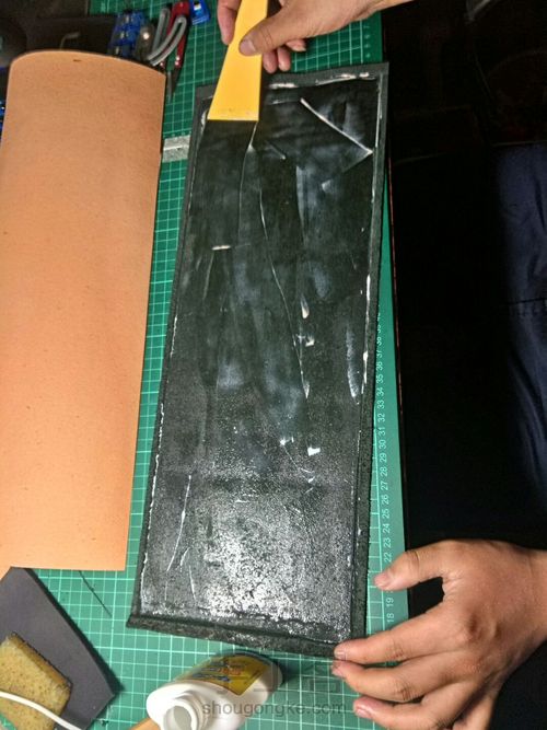 黑色牛皮方包 第17步