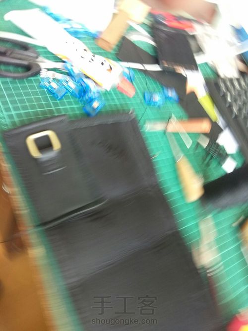 黑色牛皮方包 第21步