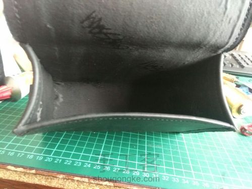 黑色牛皮方包 第24步