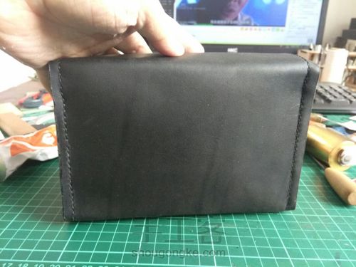 黑色牛皮方包 第27步