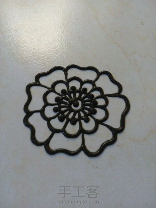 印度海娜手绘～曼陀罗 第3步