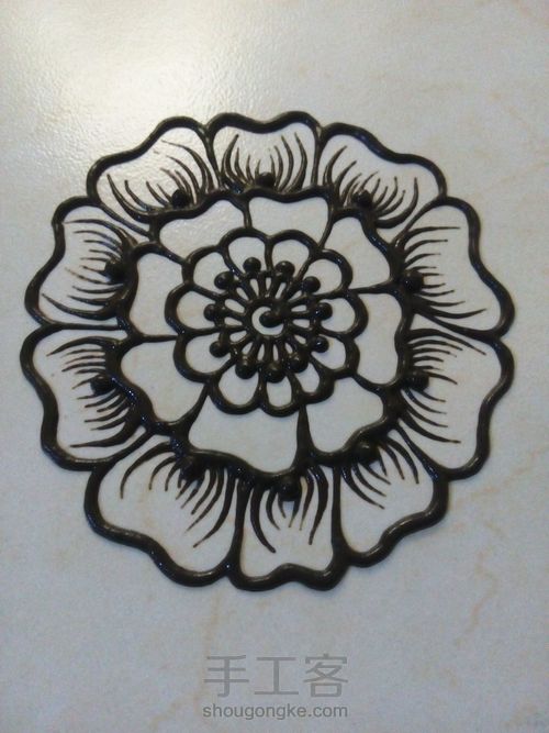 印度海娜手绘～曼陀罗 第5步