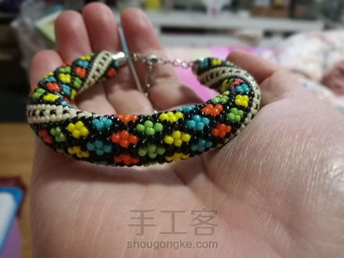 米珠手镯第二弹 第1步