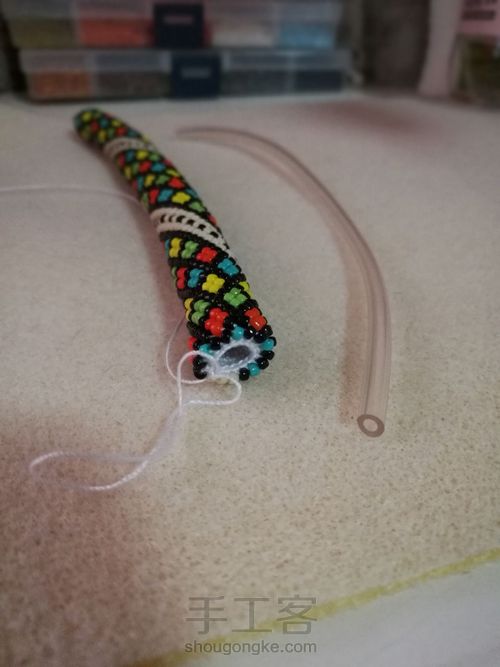 米珠手镯第二弹 第10步