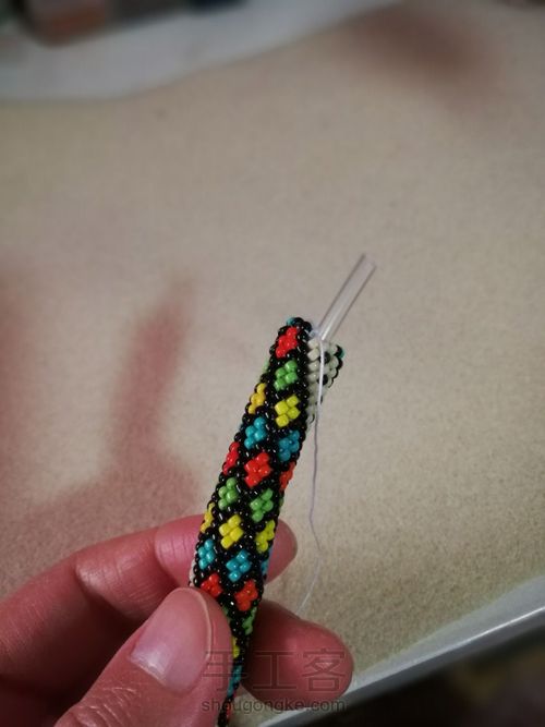 米珠手镯第二弹 第11步