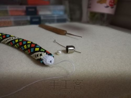 米珠手镯第二弹 第12步