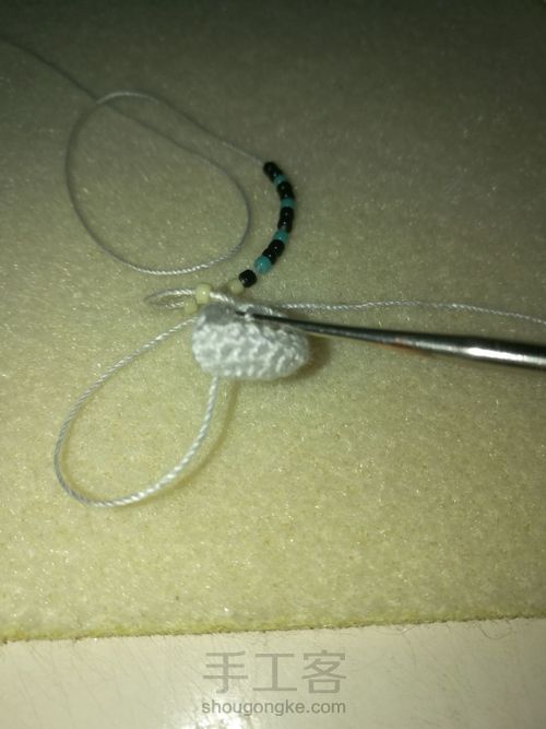 米珠手镯第二弹 第5步