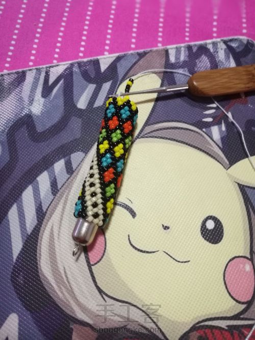 米珠手镯第二弹 第8步