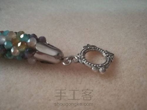 一个不是很成功的串珠手镯 第14步
