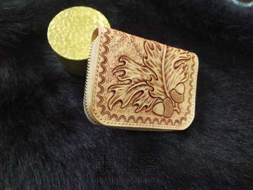 皮雕卡包 第4步