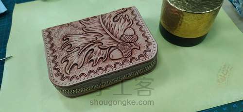皮雕卡包 第9步