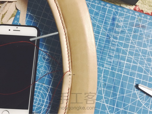 皮雕挂钟 第7步