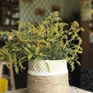 食用油桶如何快速变身干花桶