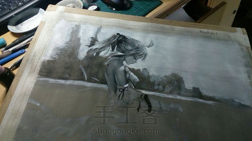 临摹wlop的一张原画 第14步