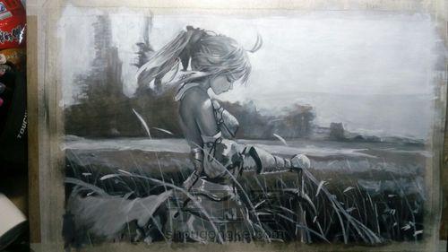 临摹wlop的一张原画 第17步