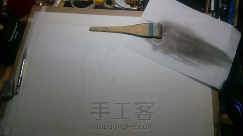 临摹wlop的一张原画 第2步