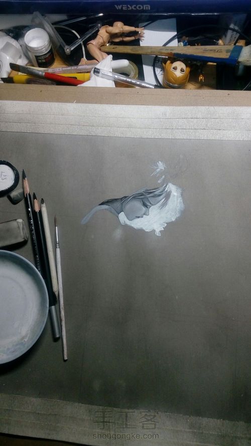 临摹wlop的一张原画 第8步