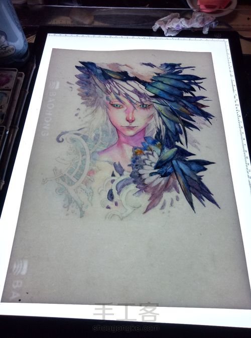 二十张水彩纸之三 第13步