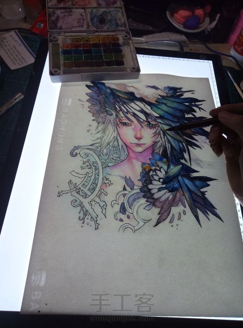 二十张水彩纸之三 第15步