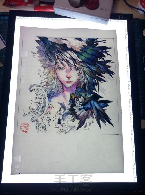 二十张水彩纸之三 第16步