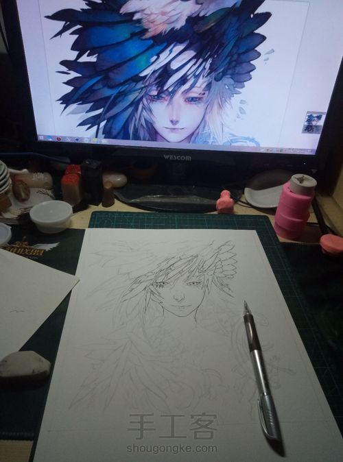 二十张水彩纸之三 第2步