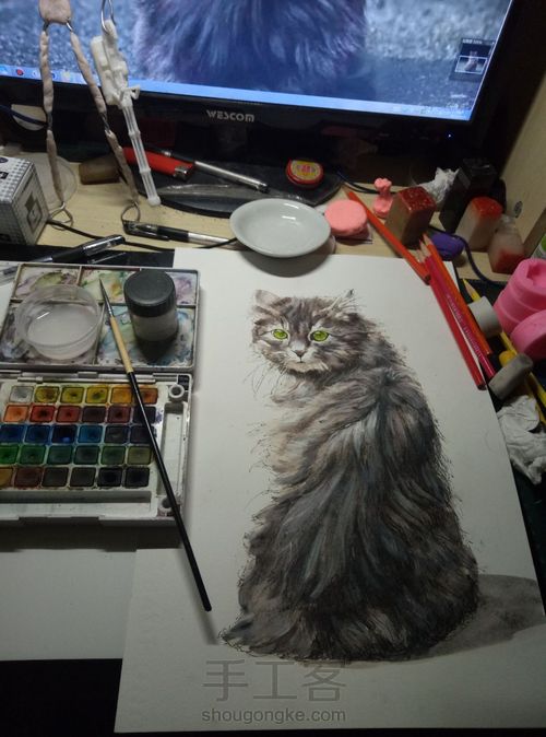 二十张水彩之五 第11步