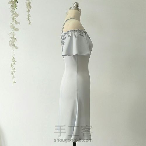 全手工珠绣礼服 第7步