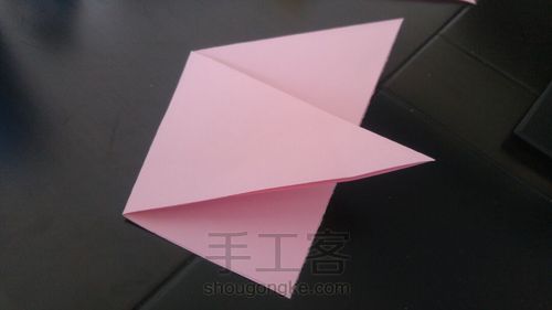 超简单窗花剪纸——雪花 第3步