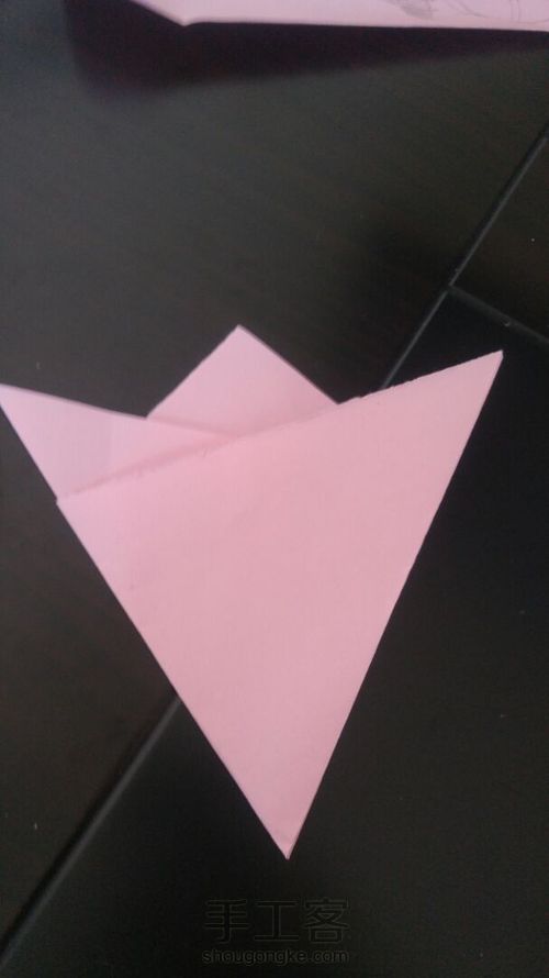 超简单窗花剪纸——雪花 第4步