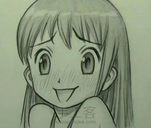 动漫人物手绘教程 第8步