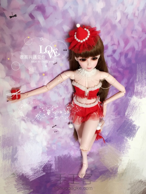 圣诞恋歌—帽子教程 第3步