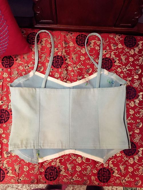 牛仔马甲 第8步