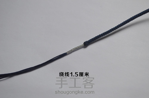 毛衣穿出高级感，这些单品少不了，八股辫毛衣链项链绳教程 第17步