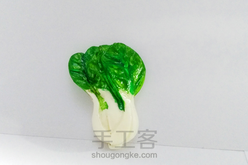 Olga小铺 这期是超逼真的黏土食玩微缩蔬菜 可爱的想拿来吃 第4步