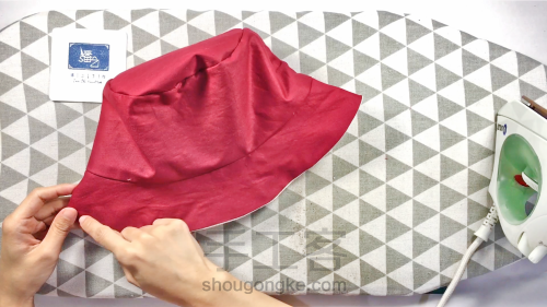 3片布料自制手工渔夫帽，DIY小白也能轻松完成 第28步