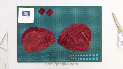 手工缝制儿童装饰小包包，“鼠”你最可爱 第9步