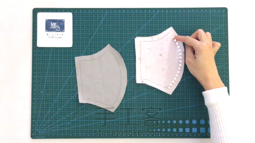简易手工，时尚立体的防晒口罩DIY 第6步
