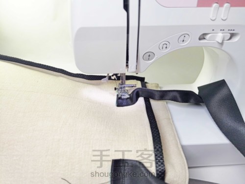 DIY一个包包给自己，电脑包与通勤包2合1（下） 第10步