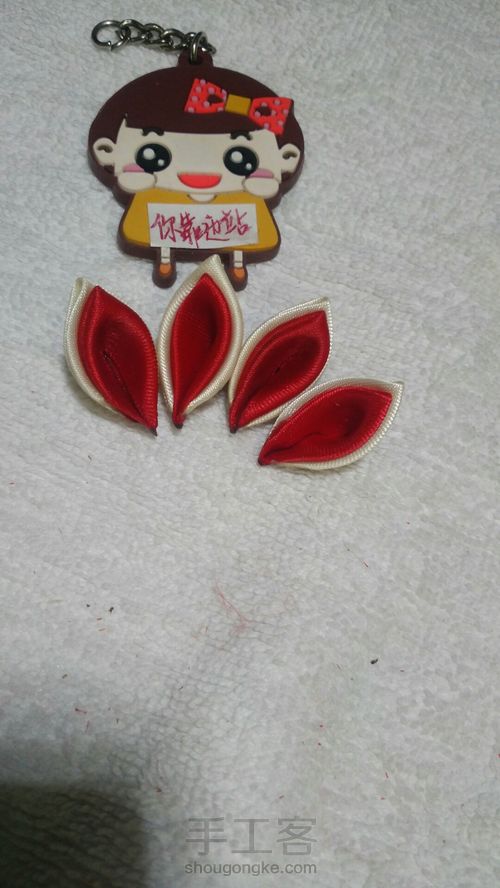 和风布艺头饰 第6步