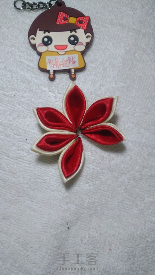 和风布艺头饰 第7步