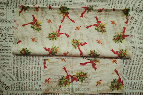 单层手提袋 第1步