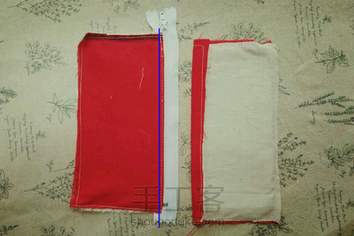 长款女士钱包（附四合扣装订方法） 第8步