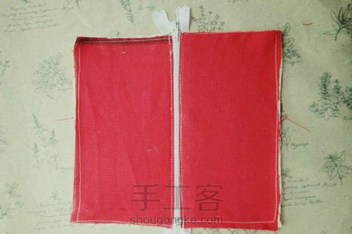 长款女士钱包(附四合扣装订方法) 第9步