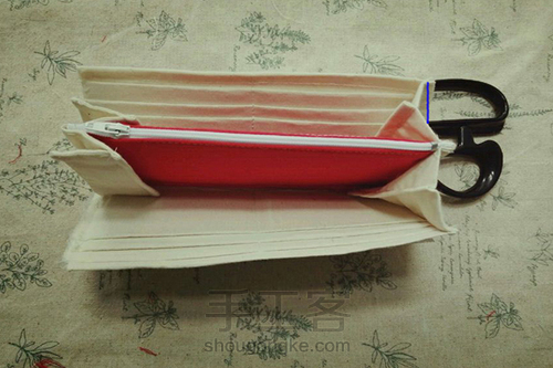 长款女士钱包(附四合扣装订方法) 第21步