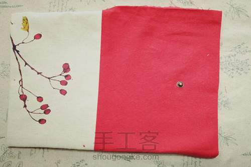 长款女士钱包(附四合扣装订方法) 第27步