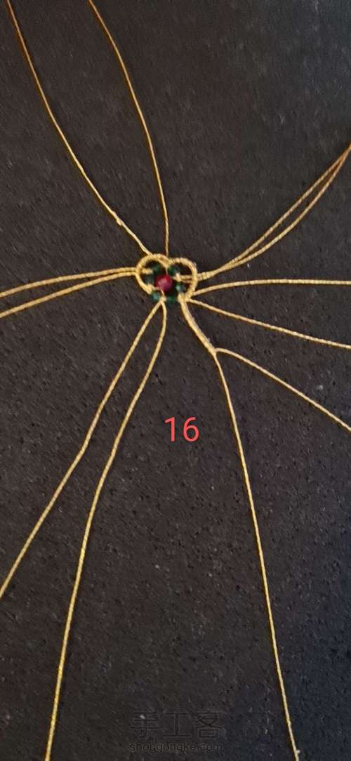 镂空曼陀罗吊坠(原创) 第16步
